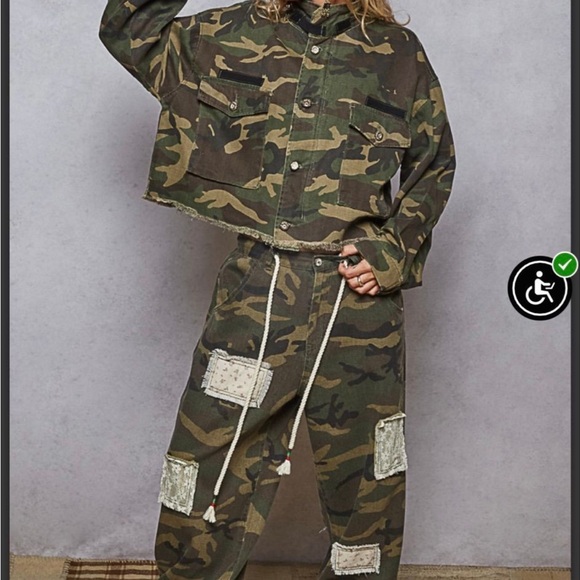 Pol Camouflage Pants - Picture 1 of 2